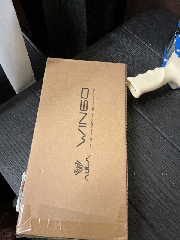 Photo 1 of EPOMAKER Aula WIN60 HE 60% Wired Magnetic Keyboard with Adjustable Actuation, 8000 Hz Polling Rate, Hall Effect Switches, Hot-Swap, for FPS Games (Black)