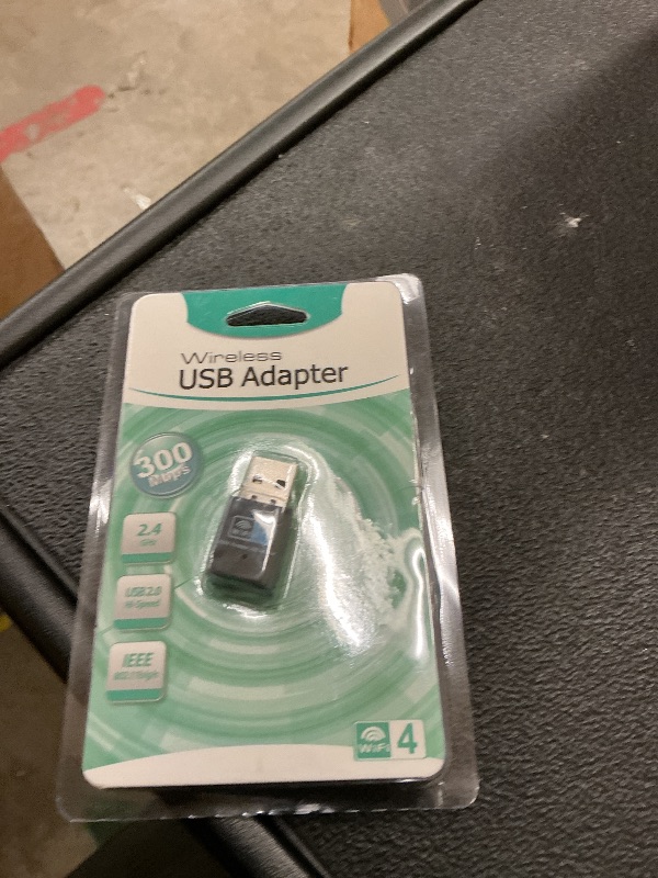 Photo 1 of 300Mbps USB WiFi Adapter, LOTEKOO Wireless LAN Network Card Adapter WiFi Dongle for Desktop Laptop PC Windows 10 8 7 XP MAC OS (Plug-and-Play for Windows10)