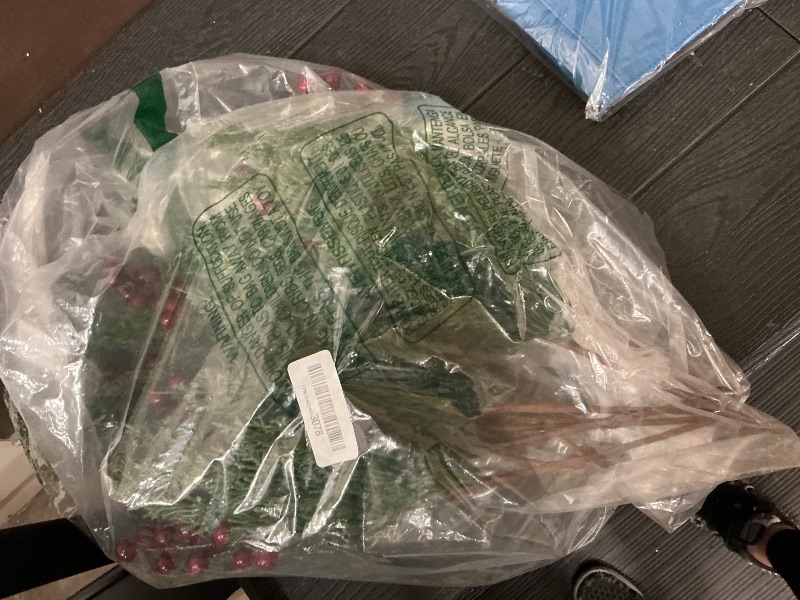 Photo 1 of 12Pcs/84Pcs Christmas Artificial Pine Branches with Red Berry Stems, 18‘’ Faux Evergreen Christmas Tree Picks, Cedar Cypress Leaves Stems for Xmas Decorations Indoor DIY Craft Garland Home Decor