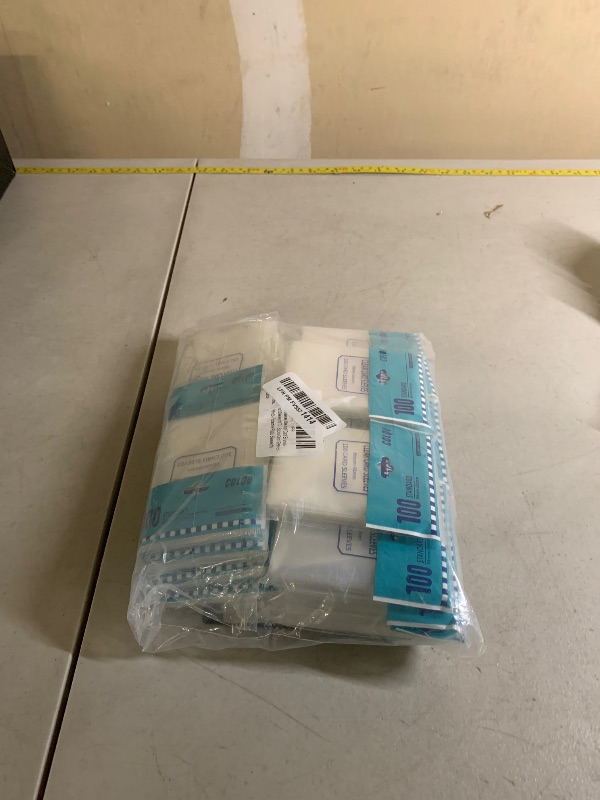 Photo 1 of 2000ct Clear Card Sleeves for Trading Cards, Soft Baseball Sports Card Sleeves, Soft Plastic Protector Fit for MTG Game Standard Cards