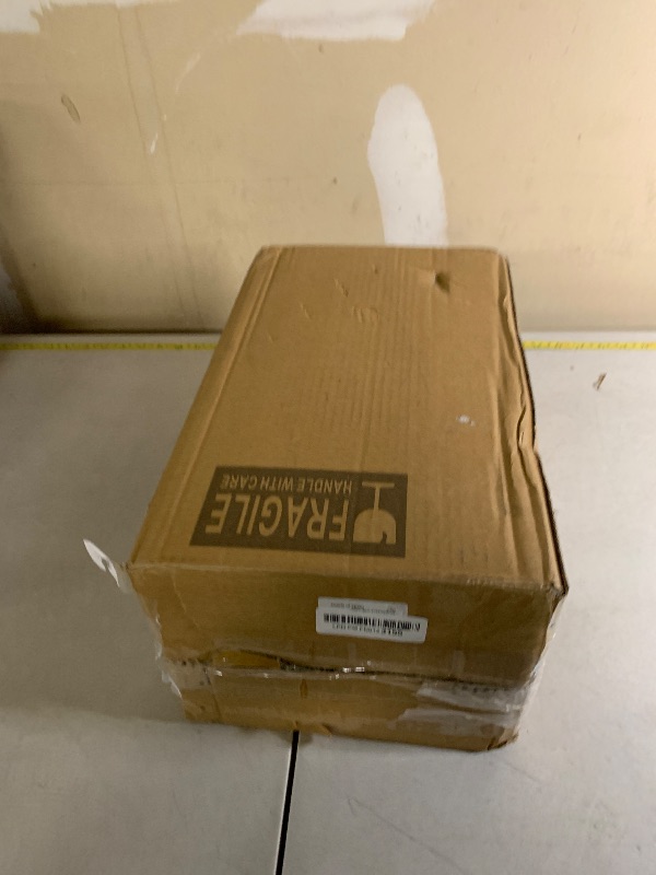 Photo 1 of 2 Gallon Glass Beverage Dispenser with Stand and Lid, 18/8 Stainless Steel Spigot - Glass Drink Dispensers for Parties - Mason Jar Drink Dispensers with Lids