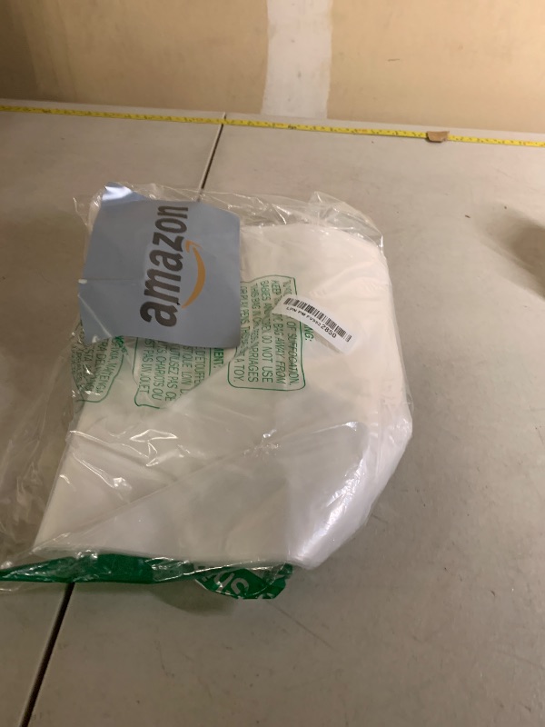 Photo 1 of COSGOOLK 100 Pcs Plastic Bags With Handles 12"x15", Clear Gift Bags Shopping Merchandise bags for Small Business Retail Stores