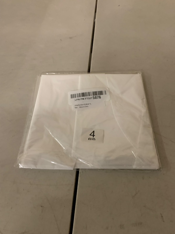 Photo 1 of 40 Inch Large Numbers Balloon, 4 White Ballon for 4th 14 40 44 Birthday Party, Balloon 4 Number for Graduations Wedding Supplies