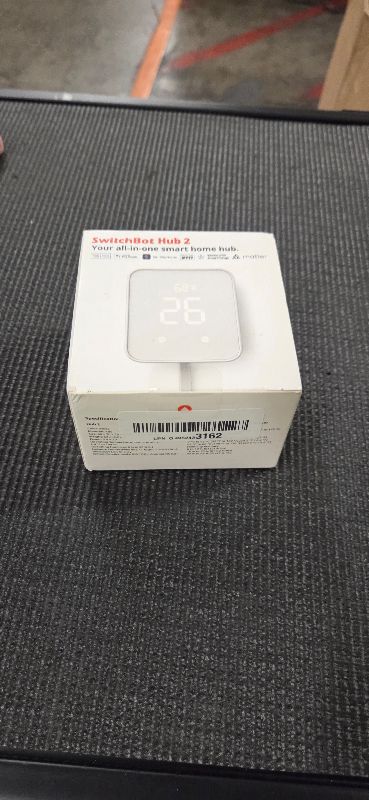 Photo 1 of SwitchBot Hub 2 (2nd Gen), work as a WiFi Thermometer Hygrometer, IR Remote Control, Smart Remote and Light Sensor, Link SwitchBot to Wi-Fi (Support 2.4GHz), Compatible with Alexa&Google Assistant