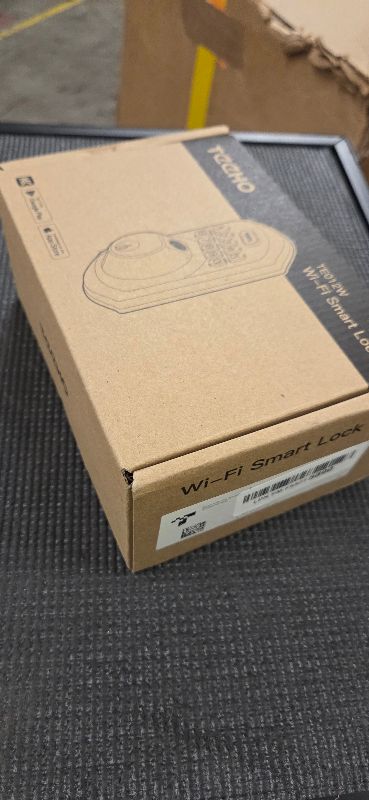 Photo 1 of TEEHO TE012W WiFi Smart Lock, Fingerprint Door Lock with Built-in Wi-Fi, Keyless Entry Keypad Smart Deadbolt, App Remote Control, Alexa Compatible, IP55 Waterproof for Front Door – Matte Black