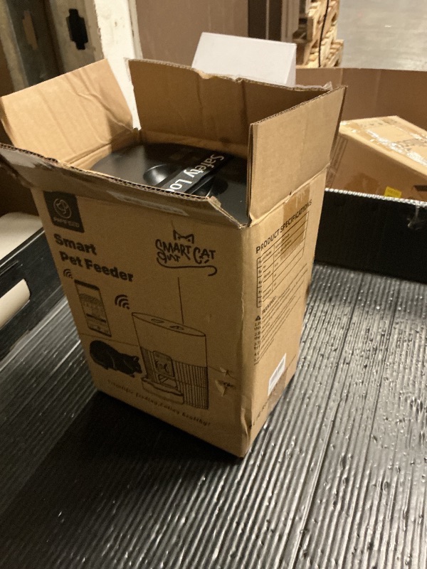 Photo 1 of PAPIFEED Automatic Cat Feeder with Camera, ?Adjustable Angle 2.4G WiFi Pet Feeder?3.5L/15 Cup Timed Dispenser,Timed Feeder for Remote Feeding with Stainless Steel Bowl up to 10 Meals Per Day with APP