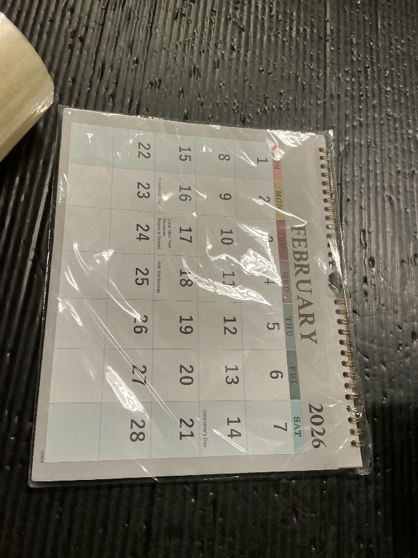 Photo 1 of 2026 Wall Calendar - 3 Month Wall Calendar 2026 from January 2026 to December 2026, 3 Month Calendars 2026 Vertical with Thick Paper, 2026 Calendar, 11.3" x 26" (Opened)