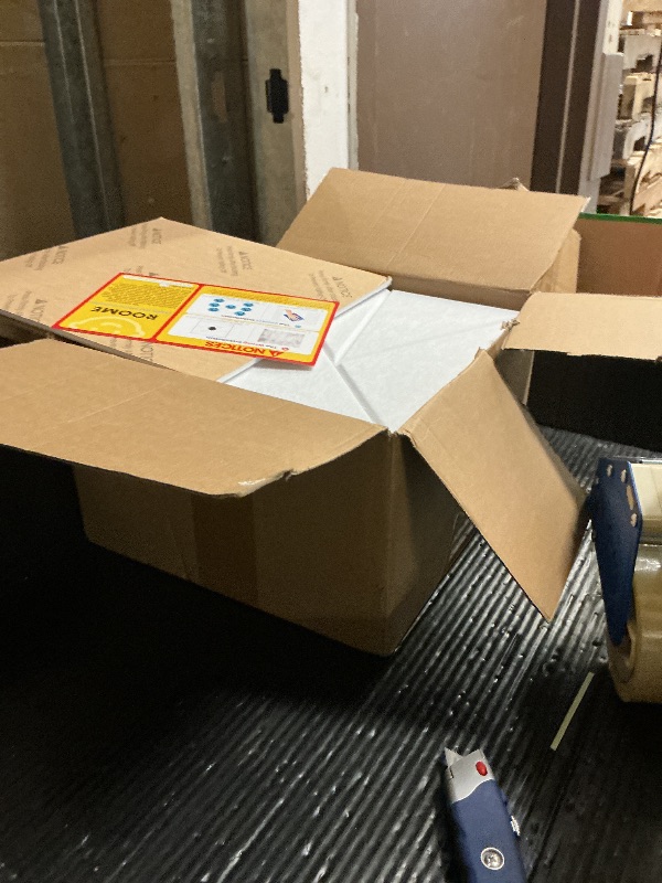 Photo 1 of 22 pack Acoustic Panels With Self-Adhesive, 12"X 12"X 0.4"Sound Proof Foam Panels, Sound Panels High Density, Soundproof Wall Panels for Home Studio Office-White