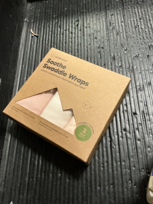 Photo 1 of 3-Pack Organic Baby Swaddle Sleep Sacks - Swaddles for Newborns, Infant 0-3 Months, Baby Girls, Boys, Soft & Snug Newborn Sleep Sack, Nursery Swaddling Blankets (Angelic)