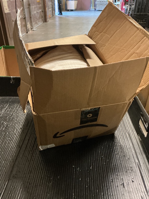 Photo 1 of COMON HOME 100 Inch Wide Pinch Pleated Linen Curtains 102 Inches Long for Living Room Sliding Glass Door Memory Shape Trained Pleated Drapes Natural Cream Beige Light Filtering Curtains 100W x 102L