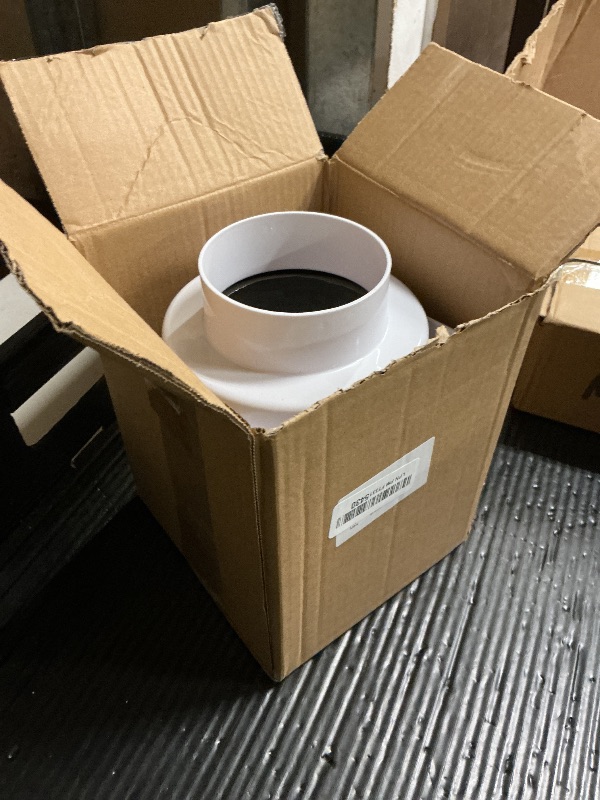 Photo 1 of [Upgraded]AMI PARTS TDIDVKZW Indoor Dryer Vent Kit with 4-Inch by 5-Foot Proflex Duct, White, 4 Inch