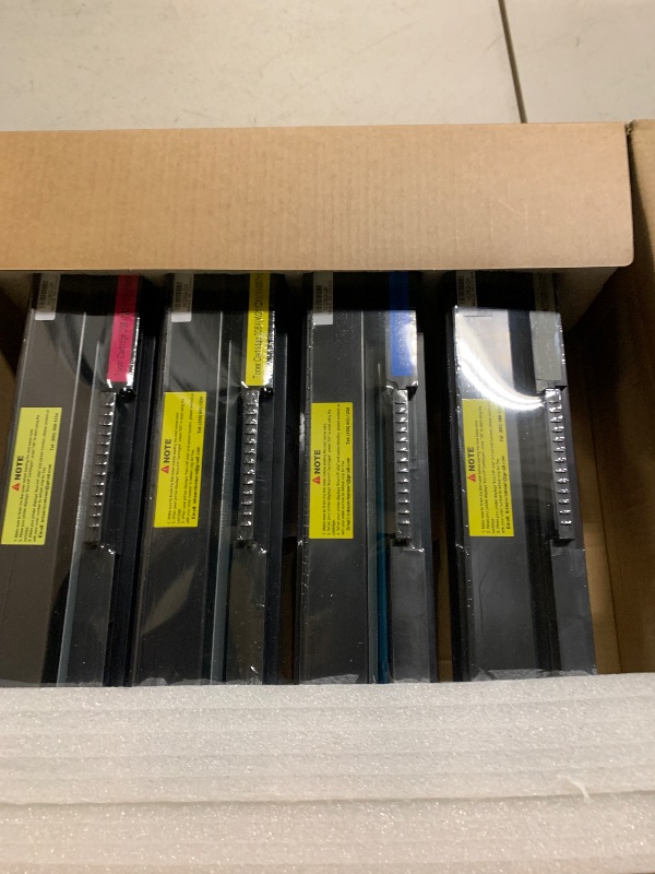 Photo 1 of 206X 206A Toner Cartridge 4 Pack High Yield (Latest Upgraded Chip) Compatible Replacement for HP 206X W2110X W2111X W2112X W2113X use with Color Pro M255dw MFP M283fdw M283cdw M282nw Pirnter