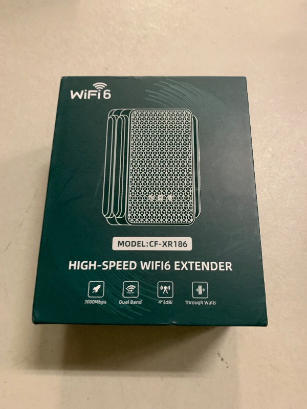 Photo 1 of 2026 WiFi 6 Extender Signal Booster, Longest Range up to 19980 sq.ft for Home, AX3000 Dual Band WiFi Repeater, Wireless Internet Extender with Gigabit Ethernet Port, 10X Faster Access Point, Onemesh