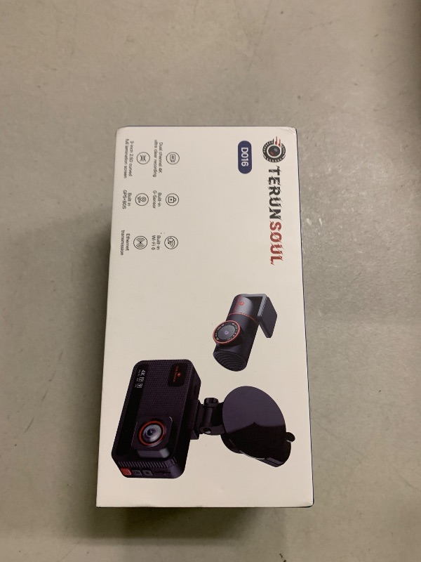 Photo 1 of TERUNSOUl 4K+4K Dash Cam Front and Rear, Free 128GB Card Included, 5.8GHz WiFi Dash Camera for Cars, Built-in GPS, G-Sensor, 170°Wide Angle, 3" IPS Screen, 24H Parking Mode, Support 512GB Max