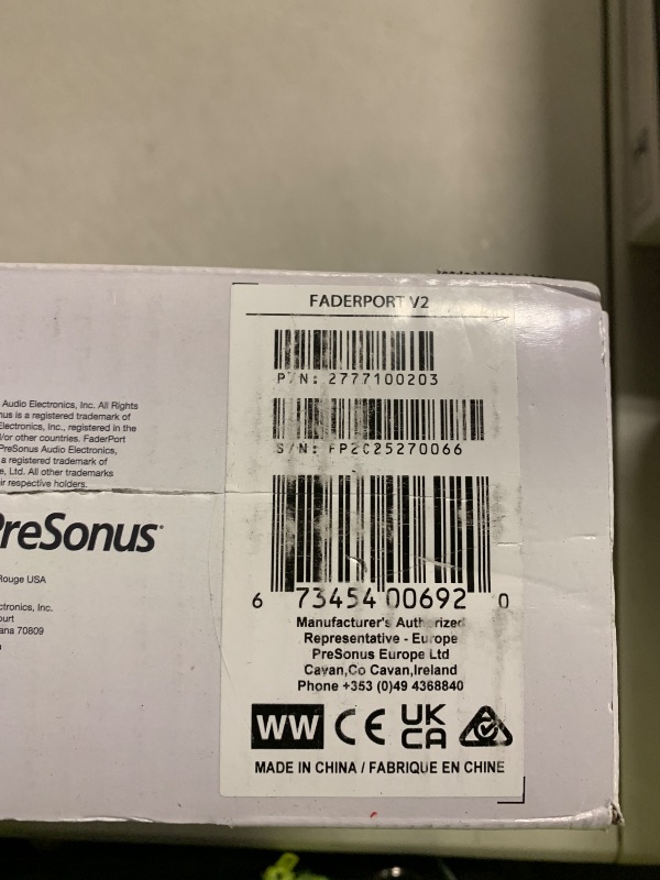 Photo 1 of PreSonus FaderPort DAW Controller with Studio One Pro Software