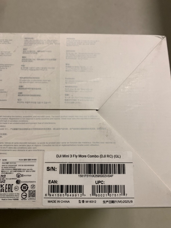 Photo 1 of DJI Mini 3 Fly More Combo (DJI RC), Drones with Camera for Adults 4K, 3 Batteries for 114-min Flight Time, Vertical Shooting, 32800ft (10km) Video Transmission, Lightweight Mini Drone for Beginners