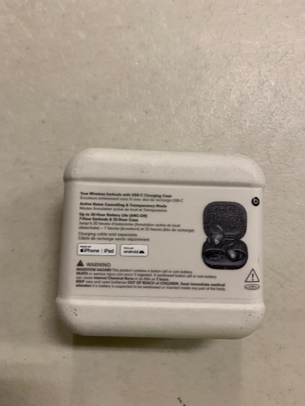 Photo 1 of Beats Powerbeats Fit - Wireless Noise Cancelling Workout Earbuds with Secure-Fit Wingtips, Up to 30-Hour Battery Life, Sweat & Water Resistant, Apple & Android Compatible - Jet Black