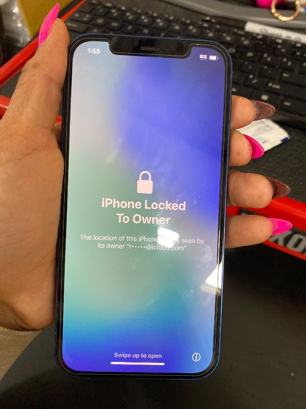Photo 1 of ****PASSCODE LOCKED******Apple iPhone 12, 64GB, Blue - Unlocked (Renewed)
