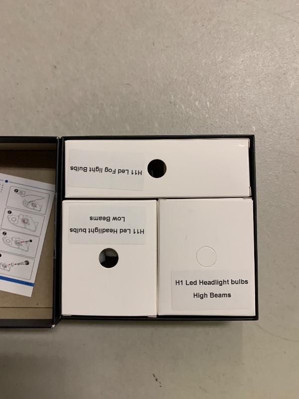 Photo 1 of QIPEIZSP Fit For Ford Focus 2012-2018 Light Bulbs, H1 High Beam + H11 Low Beam + H11 Fog Light Bulb, 6-Pack