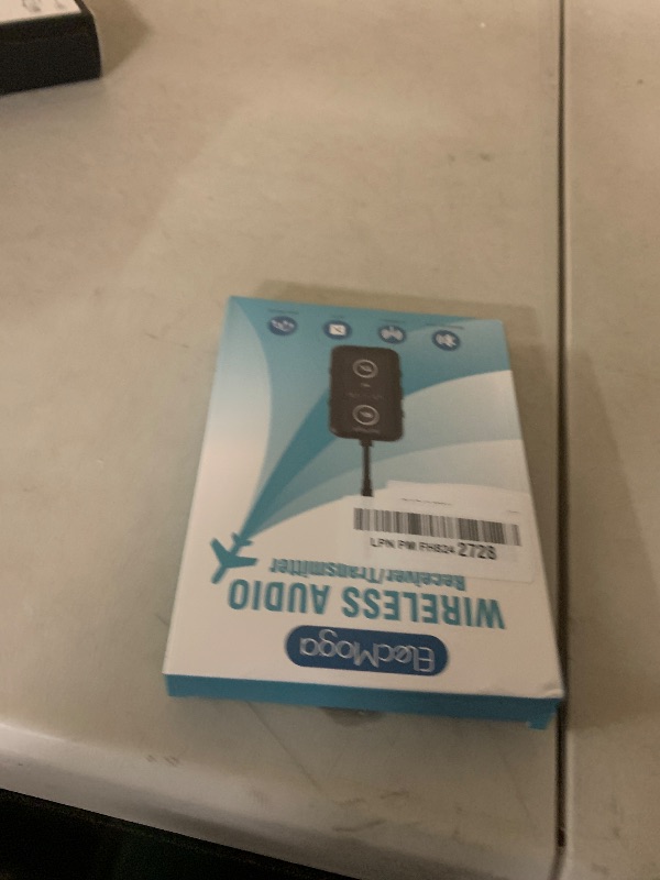 Photo 1 of 2025 Upgraded Airplane Bluetooth 5.4 Transmitter with Qualcomm Chipset, ElecMoga Airplane Travel Essentials Supports 2 AirPods or Headphones, 2-in-1 AUX Wireless Receiver for Gym, TV, Car, Audio