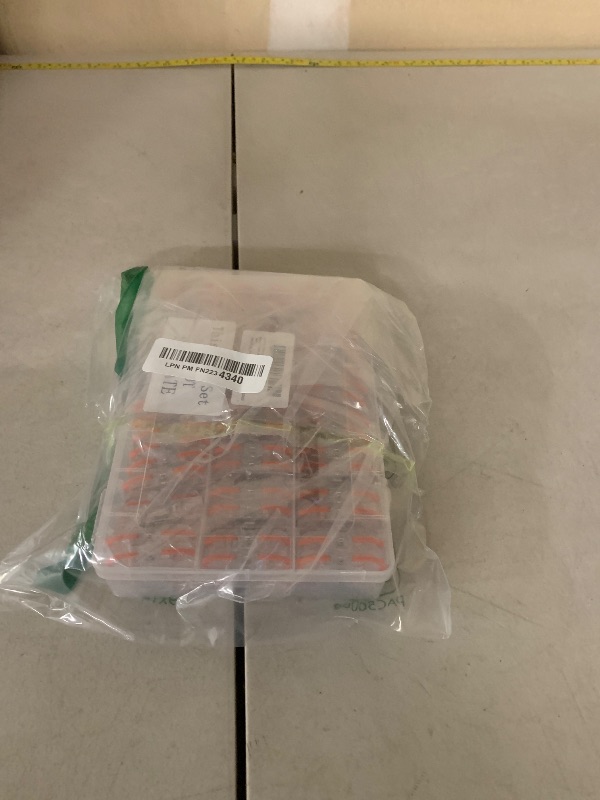 Photo 1 of 100 Pcs Wire Connectors 1 to 1 Inline Wire Compact Splicing Electrical Connectors 1 Conductor Lever for Quick Wiring Circuit Inline 28-12 AWG