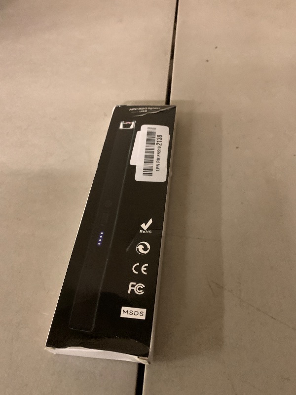 Photo 1 of 2 PCS Candle Lighter,Windproof Flameless Electric Lighter with LED Power Display ? Safety Switch, Upgraded Plasma USB Rechargeable Lighters for Birthday Camping BBQ (Champagne Gold)