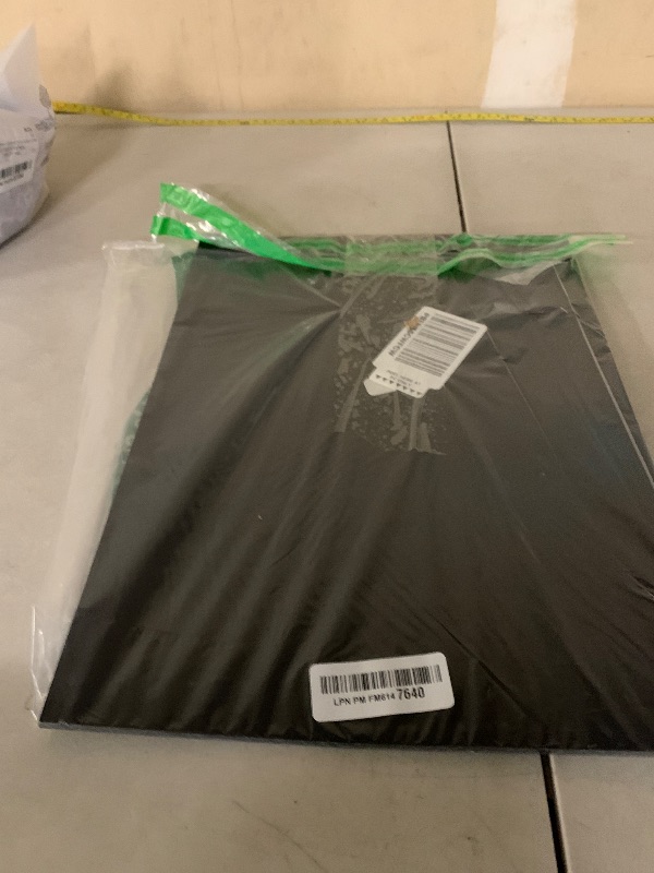 Photo 1 of 12 x 16 inch HDPE Plastic Sheet1/8 inch Thick,High-Density Polyethylene(HDPE) Plastic Block for Machining,Home Improvements,DIY Projects (Black) 2 Pcs