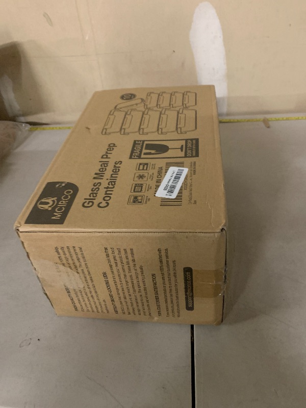 Photo 1 of [10-Pack] Glass Meal Prep Containers with Lids, MCIRCO Food Storage Containers with Snap Locking Lids, Airtight Lunch Containers, Microwave, Oven, Freezer and Dishwasher