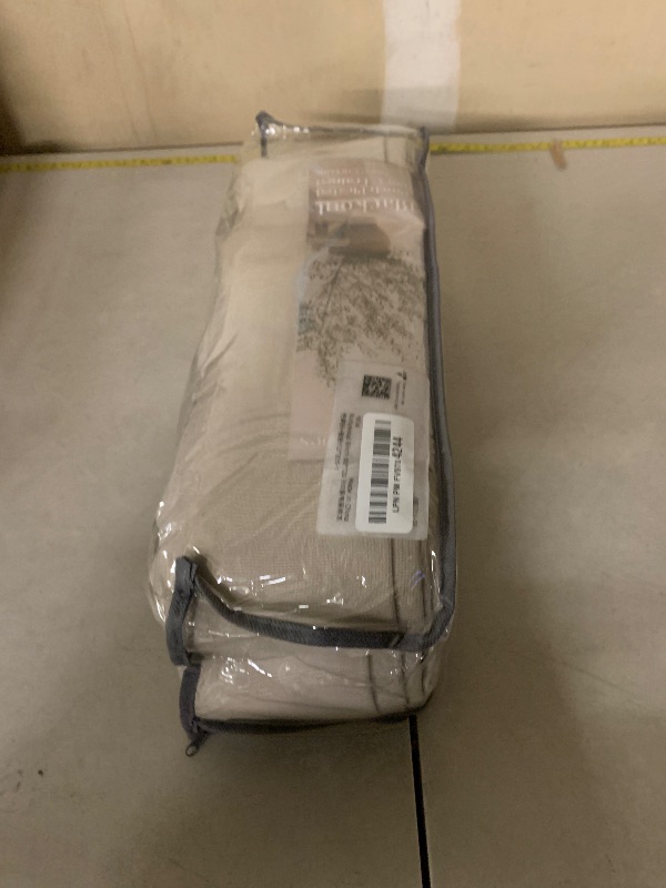 Photo 1 of Pinch Pleat Flax Linen Blackout Curtains 120 Inch Length Extra Wide 60 Inch Width for Living Room Sliding Glass Door Pleated Back Tab Thick Burlap Memory Trained Window Drapes Taupe 60x120 1 Panel