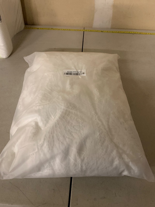 Photo 1 of Sorayan Mermaid Wedding Dresses for Bride Classy lace Boho Long Sleeve Open Back Bohemian Wedding Gowns (Large,White)