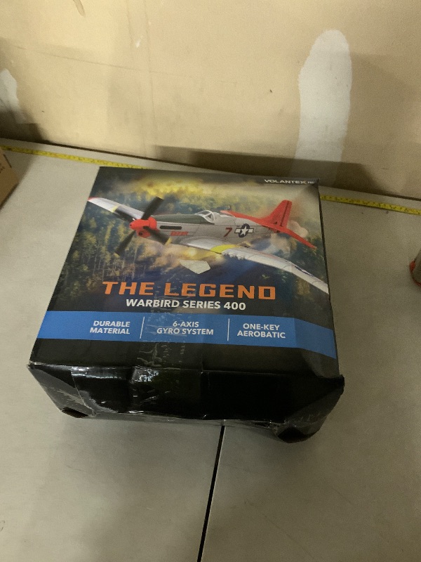 Photo 1 of VOLANTEXRC RC Plane, 4 Channel Remote Control Airplane P51d Mustang with Gyros, Aileron, Aerobatics, 3 Modes to Fly for Adults & Beginners (Multi Color)