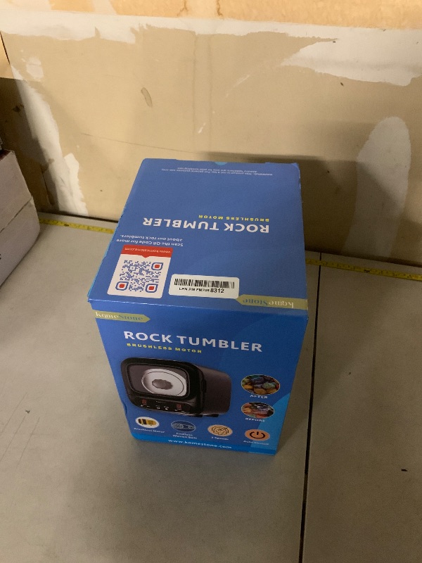 Photo 1 of KomeStone K2 Elite Professional Rock Tumbler Kit, Ultra Quiet & Cutting Edge Brushless Motor Rock Polisher for Adults & Rock Collector, Noise-Reduction, Extra Large 3 Lbs Barrel, STEM Gift for All Age