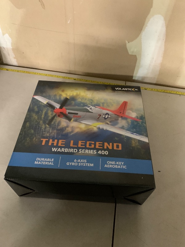 Photo 1 of VOLANTEXRC RC Plane, 4 Channel Remote Control Airplane P51d Mustang with Gyros, Aileron, Aerobatics, 3 Modes to Fly for Adults & Beginners (Multi Color)
