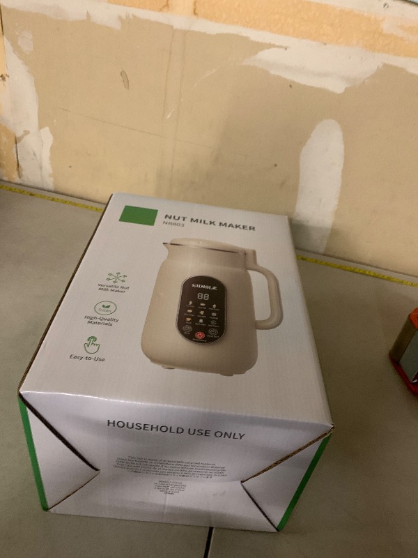 Photo 1 of KIDISLE 51oz Nut Milk Maker Machine, 10-in-1 Soup Maker with 140? Heating & 8H Keep Warm, Touch Screen Plant-Based Milk Maker for Almond, Oat & Soy, 12H Delay Start & Self-Clean, Noise Reduction