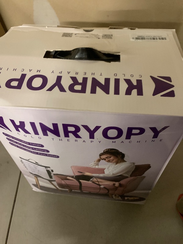 Photo 1 of Cold Therapy Machine with Programmable Timer, Portable Ice Machine for Knee After Surgery, Knee Replacement Recovery System, Cryotherapy Pain Relief w/Compression Pad