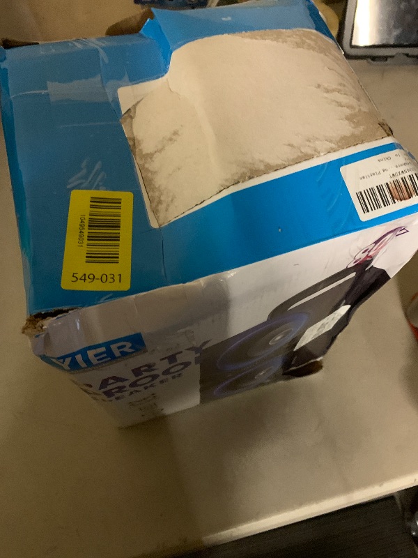 Photo 1 of YIER Party Bluetooth Speaker:80W Peak Large Stero Sound for Outdoor,Deep Bass,TWS,Loud with Lights,Portabe Wireless Big Speakers with Long Playtime,House,Projector,Movie