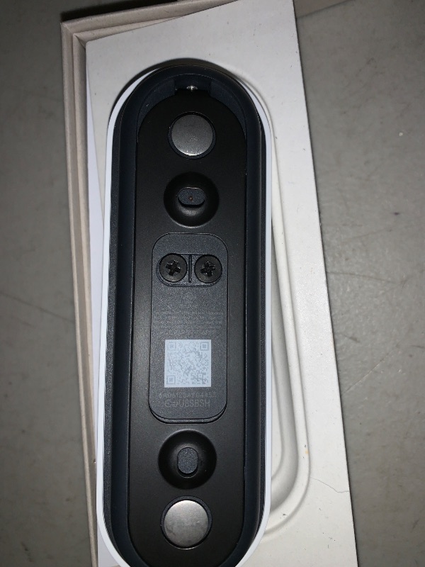 Photo 1 of Google Nest Doorbell (Wired, 3rd Gen) - 2K Video and Gemini, Live View, Night Vision, 2-Way Audio - Works with Google Home - 2025 Model - Snow