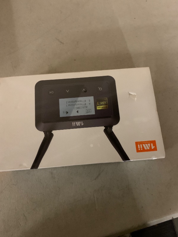 Photo 1 of 1Mii B03Pro+ Bluetooth 5.3 Transmitter Receiver Certified LDAC for TV Home Stereo, Long Range Bluetooth Extender Wireless Audio Adapter with Screen, Optical RCA AUX 3.5mm Outputs/Inputs