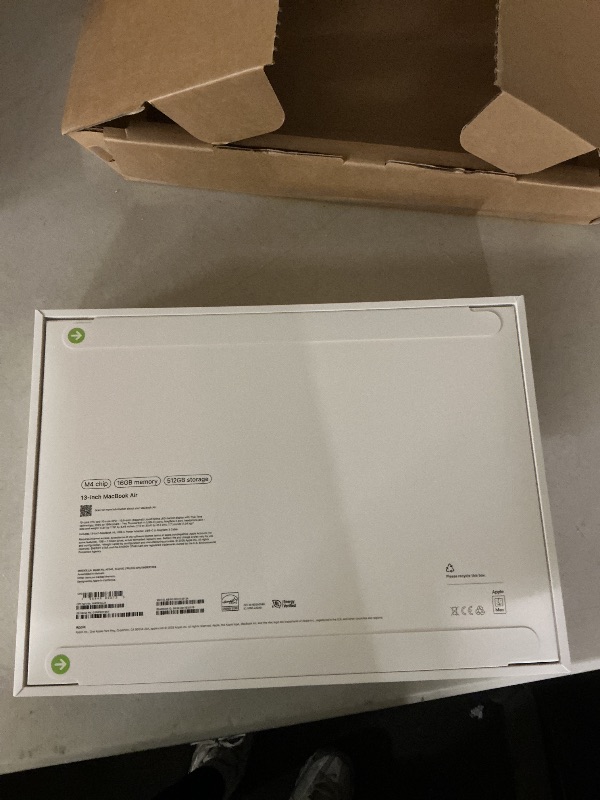 Photo 1 of Apple 2025 MacBook Air 13-inch Laptop with M4 chip: Built for Apple Intelligence, 13.6" Liquid Retina Display, 16GB Unified Memory, 512GB SSD Storage, 12MP Center Stage Camera, Touch ID, Silver