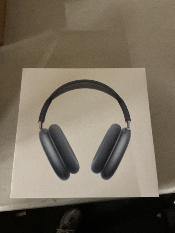 Photo 1 of Apple AirPods Max Wireless Over-Ear Headphones, Pro-Level Active Noise Cancellation, Transparency Mode, Personalized Spatial Audio, USB-C Charging, Bluetooth Headphones for iPhone - Blue