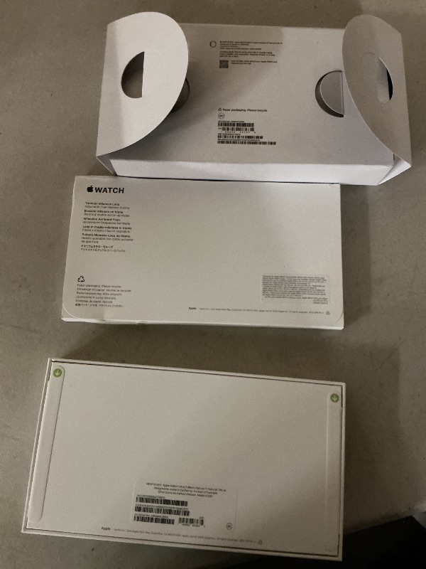 Photo 1 of Apple Watch Ultra 3 [GPS + Cellular 49mm] Running & Multisport Smartwatch w/Rugged Titanium Case w/Natural Titanium Milanese Loop - M. Satellite Communications, Advanced Health & Fitness Tracking