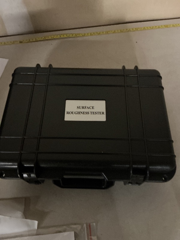 Photo 1 of AMTAST Professional Surface Roughness Meter Digital Surface Gauge Handheld Surface Roughness Tester Meter with 22 Parameters Portable Profilometer for Outer Cylinder, Curved, Pinholes (Model AMT211)