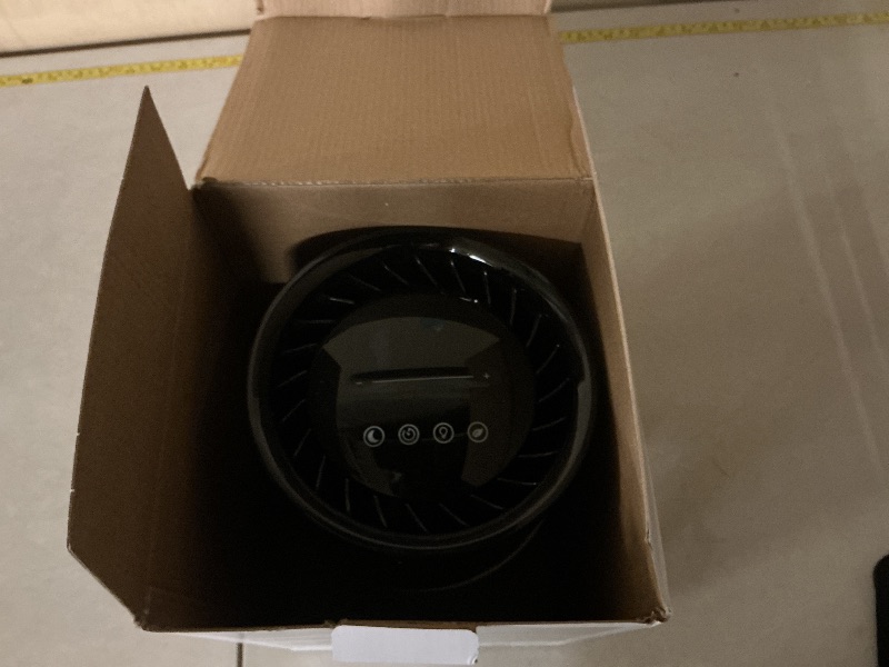 Photo 1 of 3L Mist-Free Evaporative Humidifier for Bedroom, Top Fill Humidifier Work with Tap Water, Touch Control,USB Powered, Sleep Mode, Night Light,1–8H Timer, Easy-Clean Design for Home Office