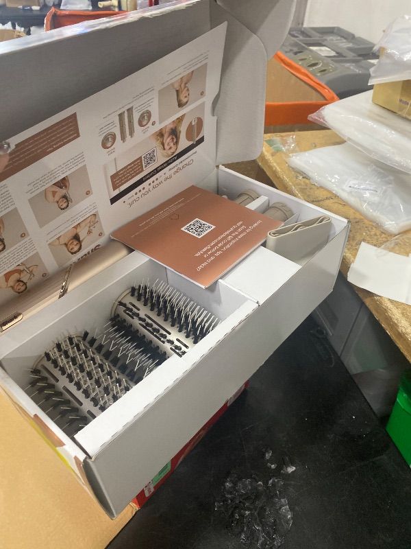 Photo 1 of Shark HD430 FlexStyle Air Styling & Drying System, Powerful Hair Dryer Brush & Multi-Styler with Auto-Wrap Curlers, Paddle Brush, Oval Brush, Concentrator Attachment, Stone