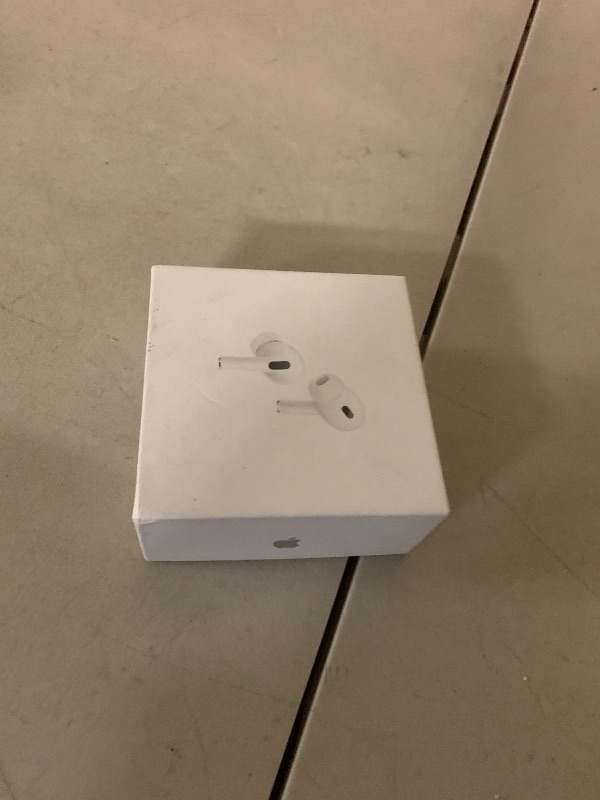 Photo 1 of Apple AirPods Pro (2nd Generation) Wireless Ear Buds with USB-C Charging, Up to 2X More Active Noise Cancelling Bluetooth Headphones, Transparency Mode, Adaptive, Personalized Spatial Audio, White