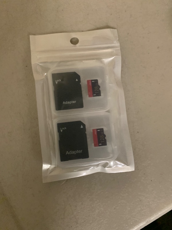 Photo 1 of 2 Pack Micro Memory Card 128GB Class 10 with Adapter High Speed Memory Card for Tablet,Drone