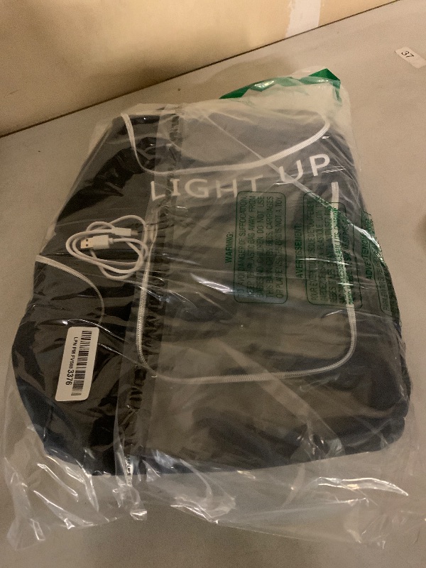 Photo 1 of X-UFO Disc Golf Backpack & Glow-in-the-Dark Disc Light | Portable Beginner Glow Disc Golf Bag, Holds 18+ Discs - Day & Night Dual Use