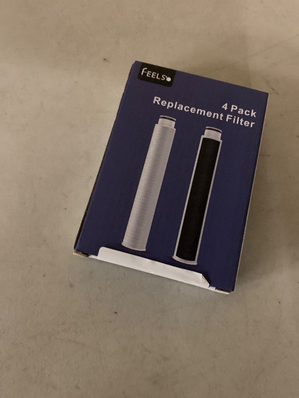 Photo 1 of 4 Pack Replacement Filters for Feelso Black Bathroom Faucet