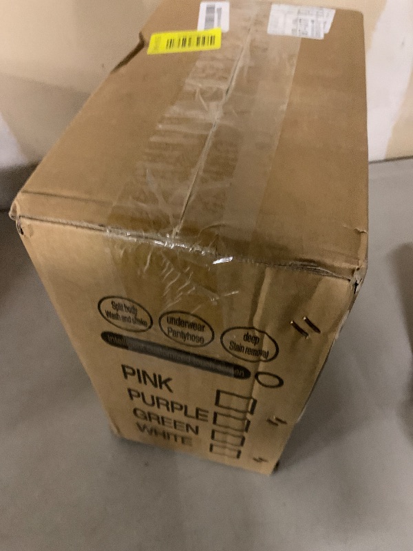 Photo 1 of Portable Washing Machine - 16L Mini Foldable Washer with Spin Basket, 3 Cleaning Modes & Deep Cleaning for Small Clothes, Collapsible Laundry for Apartment, Home, Hotel and Travel (Gray)