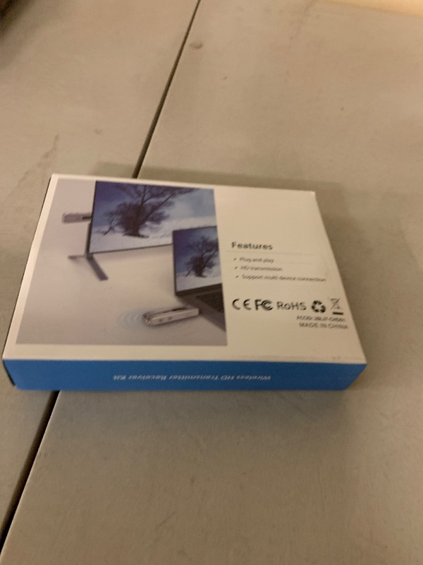Photo 1 of 2026 Upgraded Wireless HDMI Transmitter and Receiver 328ft/100M, Wireless HDMI 4K Decode Support 1080P, Dual-Band 5.8G+2.4G Compatible with Video and Audio to Monitor from PC/TV Box/Projector